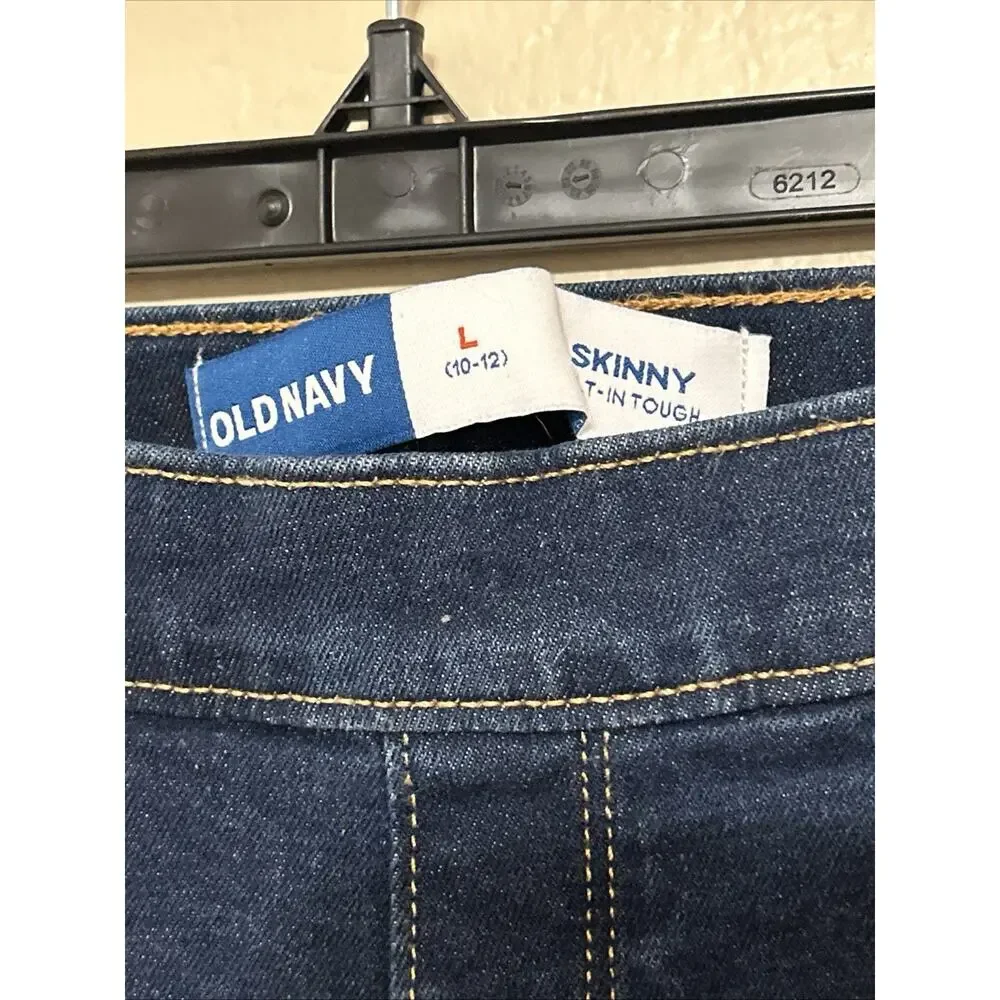 Girls Old Navy Built-in Tough Pull-On Skinny Jeans Size L 10/12